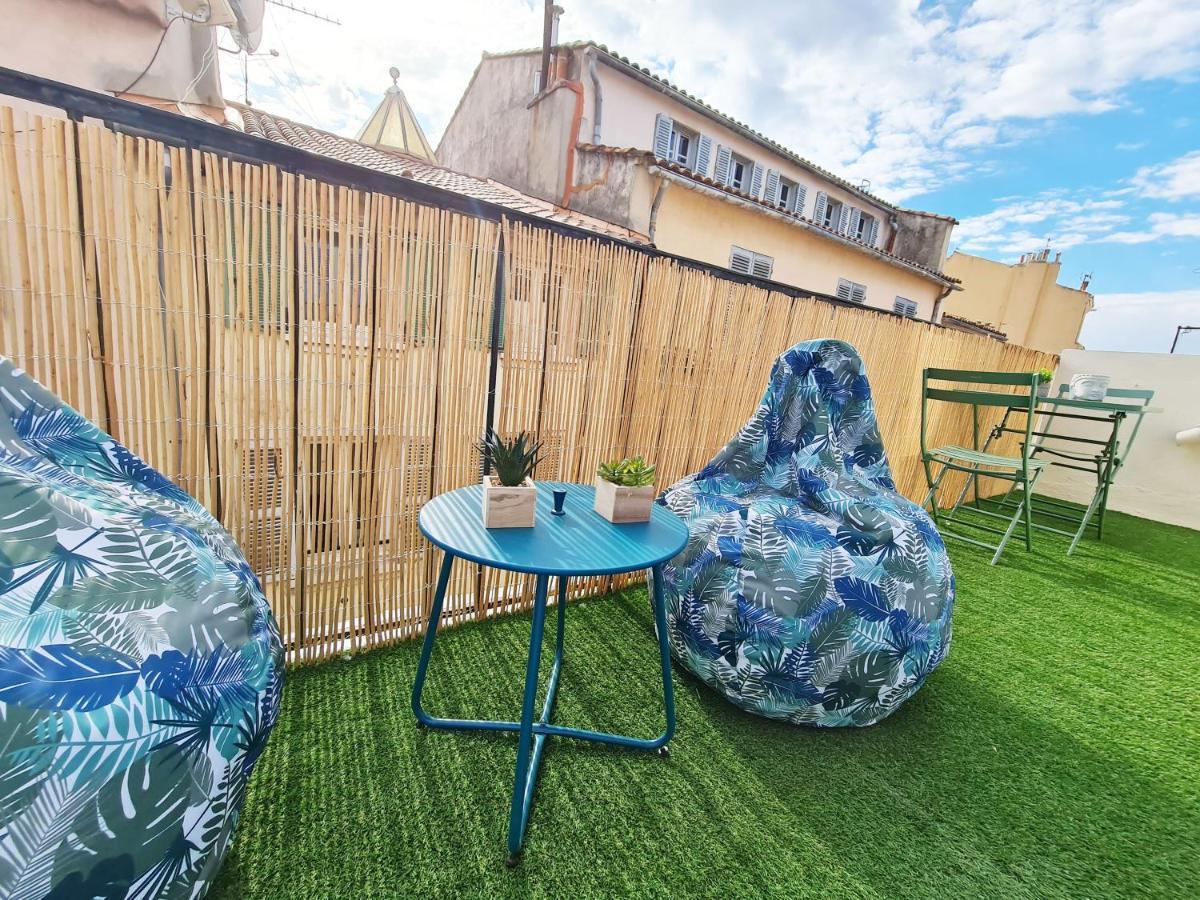 Gregbnb - Centre Ancien - Studio Roof-Top - Climatise - 5Eme Etage Toulon Dış mekan fotoğraf